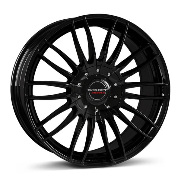 Borbet CW3 Black Glossy R20 9J 5x114.3 ET35 - nuotrauka 1
