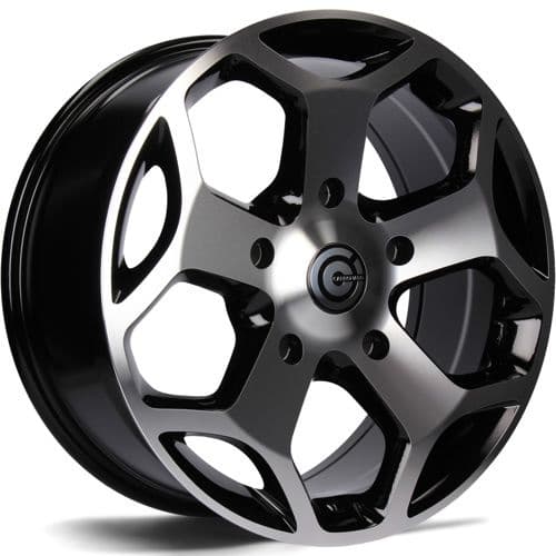 Carbonado Giant Black Front Polished R18 8J 5x160 ET50 - nuotrauka 1