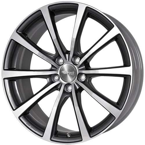 Brock B32 Himalaya-Grey Front-Poliert R19 7.5J 5x112 ET33 - nuotrauka 1