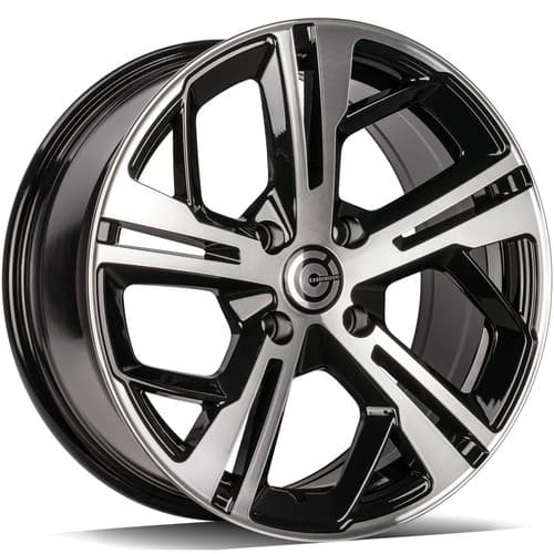 Carbonado Angers Black Front Polished R16 7J 4x108 ET20 - nuotrauka 1