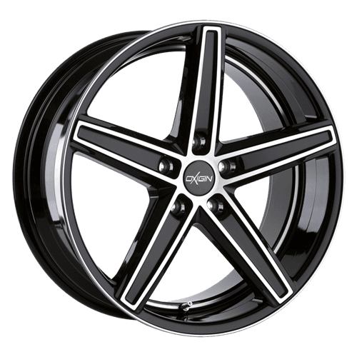 Oxigin 18 Concave Black Full Polish R19 8.5J 5x108 ET45 - nuotrauka 1