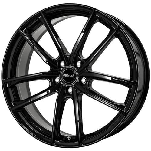 Brock B38 Schwarz Glanz R19 8J 5x112 ET52 - nuotrauka 1