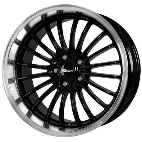 Brock B24GP Schwarz Glanz Horn-Poliert R19 8.5J 5x114.3 ET40 - nuotrauka 1