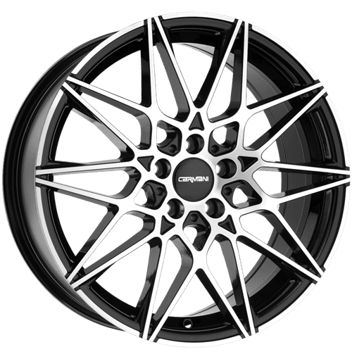 Carmani 18 Knut Black polished R19 8J 5x120 ET35 - nuotrauka 1
