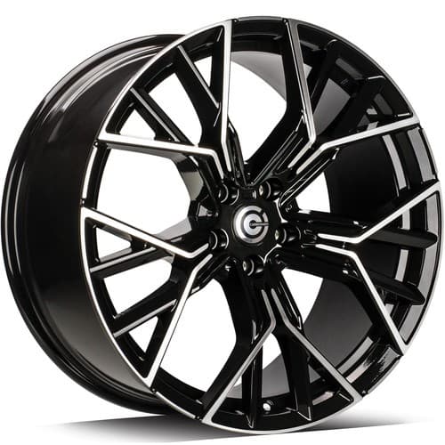 Carbonado Fast Black Front Polished R20 9.5J 5x112 ET35 - nuotrauka 1