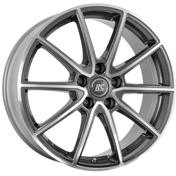 RC-Design RC32 Himalaya-Grey Front-Poliert R19 8.5J 5x112 ET35.5 - nuotrauka 1