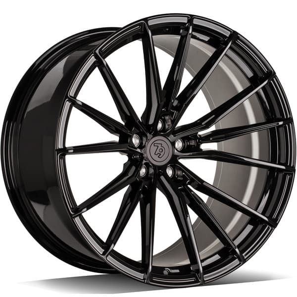 seventy9 MF.9 Black Glossy R20 10.5J 5x112 ET14 - nuotrauka 1