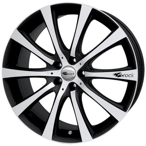 Brock B21 Schwarz Matt Voll-Poliert R18 8J 4x108 ET35 - nuotrauka 1
