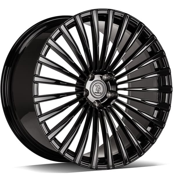 seventy9 MF.1 Black Glossy R20 8.5J 5x112 ET25 - nuotrauka 1