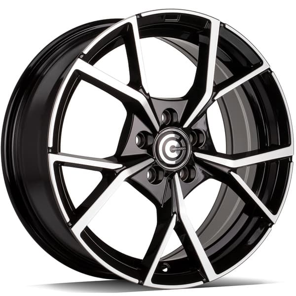 Carbonado Predator Black Front Polished R16 6.5J 5x100 ET38 - nuotrauka 1