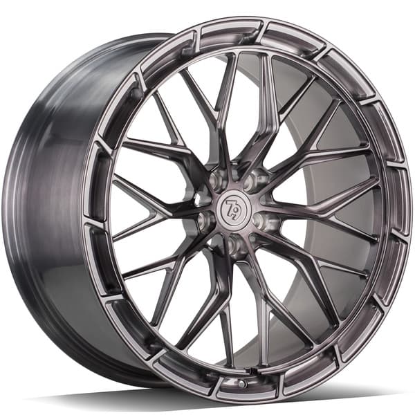 seventy9 MF.13 Dark Brushed R22 10.5J 5x112 ET35 - nuotrauka 1