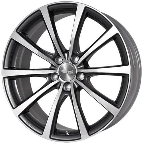 Brock B32 Himalaya-Grey Front-Poliert R18 7.5J 5x112 ET46 - nuotrauka 1