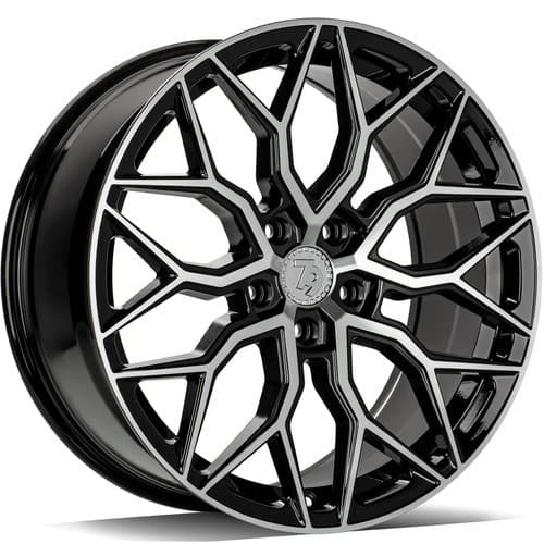 seventy9 SV-K Black Front Polished R19 8.5J 5x112 ET35 - nuotrauka 1
