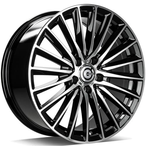 Carbonado Prestige Black Front Polished R19 8J 5x112 ET35 - nuotrauka 1