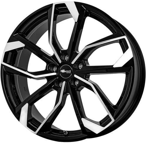 RC-Design RC34 Schwarz Front-Poliert R17 6.5J 5x100 ET48 - nuotrauka 1
