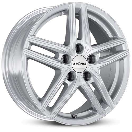 Ronal R65 Silber R17 6.5J 5x100 ET37 - nuotrauka 1