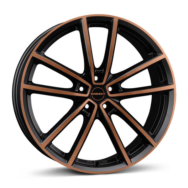 Borbet W Black Copper Polished Matt R18 8J 5x112 ET48 - nuotrauka 1