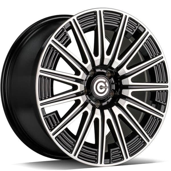 Carbonado Refined Black Front Polished R18 8J 5x112 ET35 - nuotrauka 1