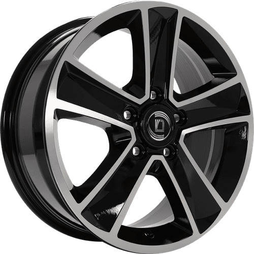 Diewe Wheels Mammut 5 Nero machined R17 7J 5x120 ET55 - nuotrauka 1