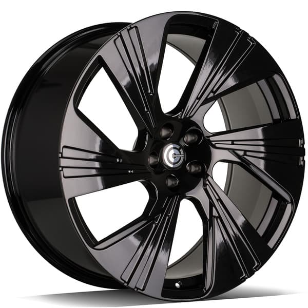 Carbonado Imperial Black Glossy R22 10J 5x112 ET20 - nuotrauka 1