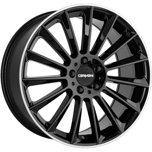 Carmani 17 Fritz Black lip polish R18 8J 5x112 ET45 - nuotrauka 1