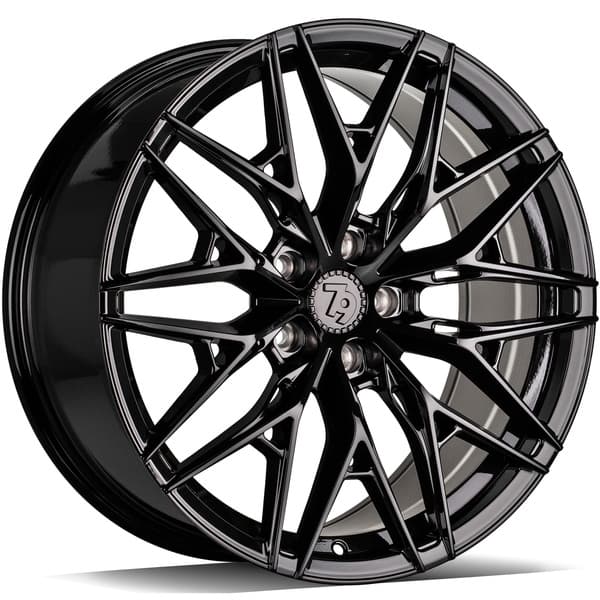 seventy9 SCF-1 Black Glossy R18 8J 5x114.3 ET35 - nuotrauka 1