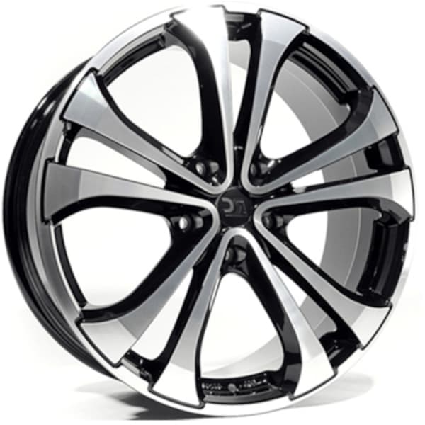 RC-Design RC17 Schwarz Front-Poliert R19 8J 5x110 ET35 - nuotrauka 1