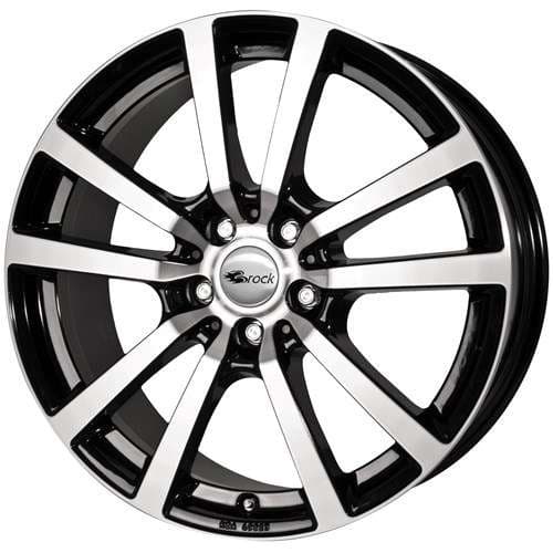 RC-Design RC25 Schwarz Glanz Voll-Poliert R18 8J 5x108 ET42.5 - nuotrauka 1