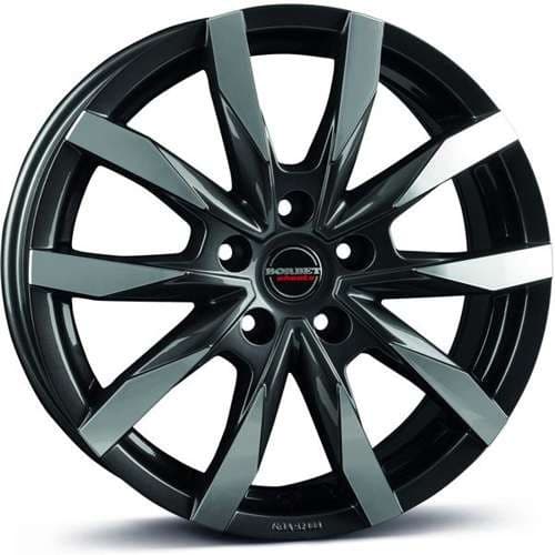 Borbet CW5 Mistral anthracite glossy polished R16 6J 5x130 ET68 - nuotrauka 1