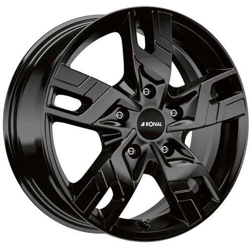 Ronal R64 Jetblack R17 7J 5x114.3 ET45 - nuotrauka 1
