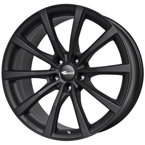 Brock B32 Schwarz Klar Matt R19 8.5J 5x130 ET54 - nuotrauka 1
