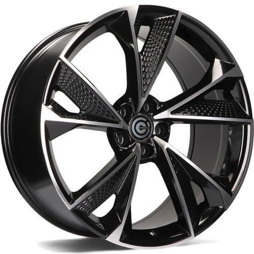 Carbonado Luxury Black Front Polished R18 8J 5x112 ET35 - nuotrauka 1
