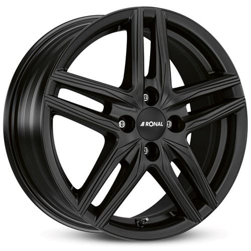 Ronal R65 Jetblack-Matt R17 7J 4x100 ET45 - nuotrauka 1