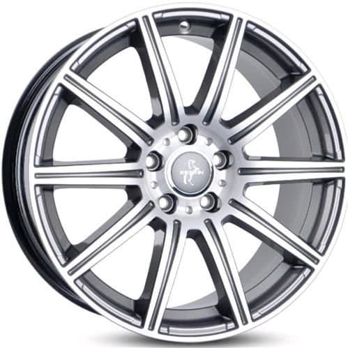 Keskin Tuning KT16 Palladium front polish R19 8.5J 5x112 ET45 - nuotrauka 1