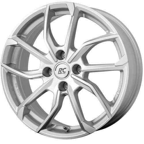 RC-Design RC34 Kristallsilber Lackiert R17 7J 4x108 ET37.5 - nuotrauka 1