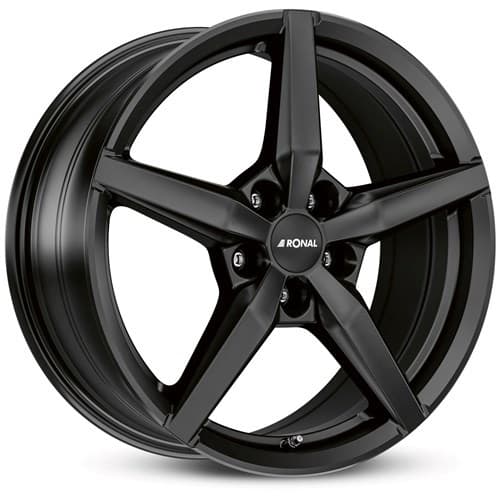 Ronal R69 Jetblack-Matt R18 8J 5x120 ET55 - nuotrauka 1