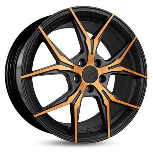 Keskin Tuning KT19N Matt Black Front Copper R19 8.5J 5x112 ET45 - nuotrauka 1
