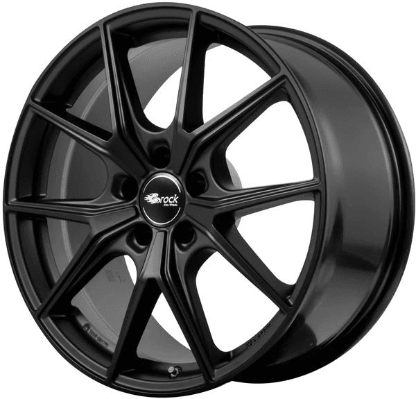 Brock B40 Satin Black Matt R19 9J 5x112 ET20 - nuotrauka 1