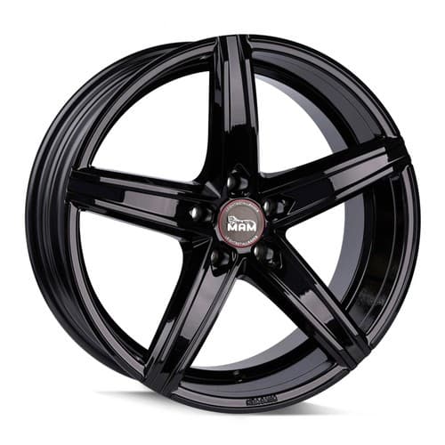 MAM OX-18 Black painted R19 8.5J 5x112 ET45 - nuotrauka 1