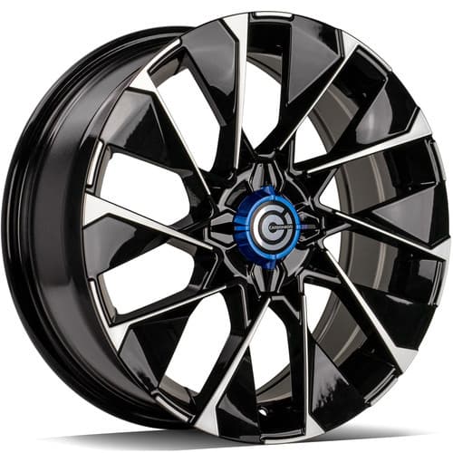 Carbonado Rise Black Front Polished R16 6.5J 4x100 ET37 - nuotrauka 1