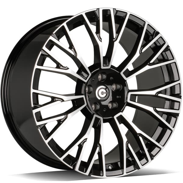 Carbonado Fame Black Front Polished R20 9J 5x112 ET30 - nuotrauka 1