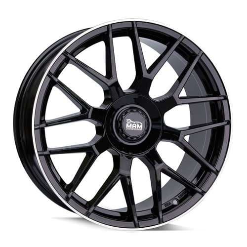 MAM GT1 Black lip polish R18 8J 5x100 ET45 - nuotrauka 1