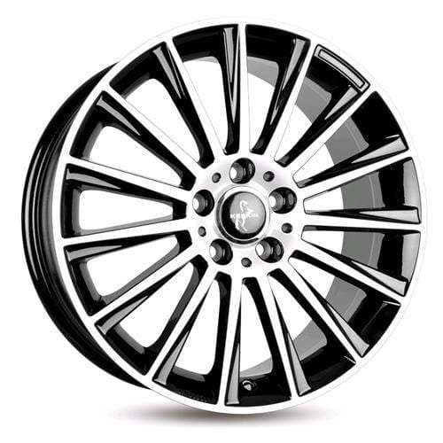 Keskin Tuning KT18 Black Front Polish R17 7J 5x112 ET48 - nuotrauka 1