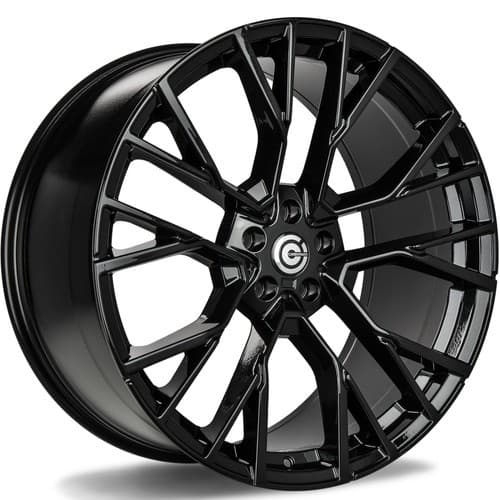 Carbonado Anomaly Black Glossy R20 9J 5x112 ET30 - nuotrauka 1