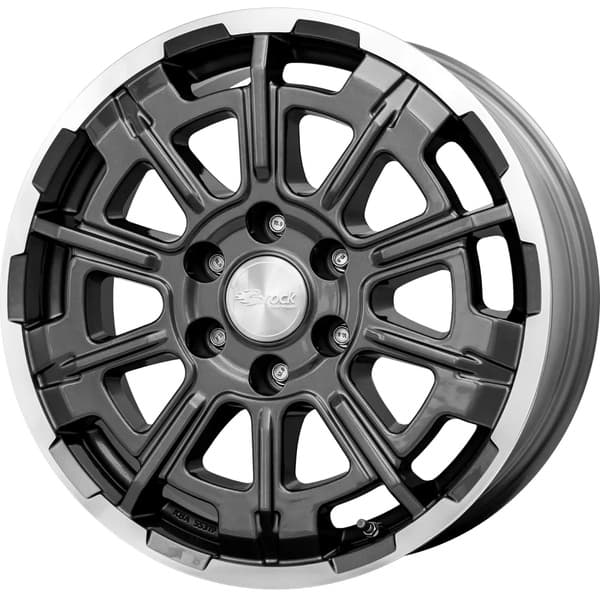 Brock B45 Himalaya-Grey Front-Poliert R17 7J 5x120 ET47 - nuotrauka 1