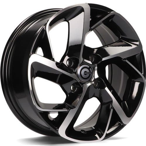 Carbonado Nantes Black Front Polished R15 6.5J 4x108 ET25 - nuotrauka 1