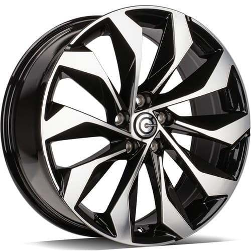 Carbonado Phantom Black Front Polished R18 7.5J 5x112 ET43 - nuotrauka 1