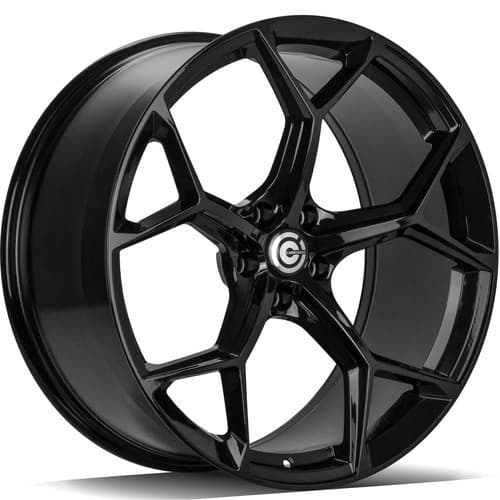 Carbonado Fancy Black Glossy R21 9.5J 5x112 ET25 - nuotrauka 1