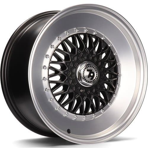 seventy9 SV-F Matt Black Lip Polished R17 8J 5x112/114.3 ET30 - nuotrauka 1