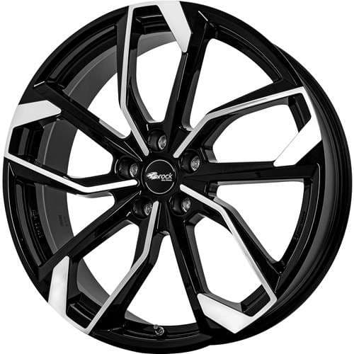 RC-Design RC34 Schwarz Glanz Voll-Poliert R17 7.5J 5x112 ET29 - nuotrauka 1